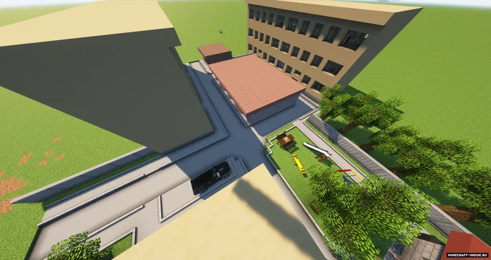Postsovet hovlisi — Minecraft xarita, rasm 2