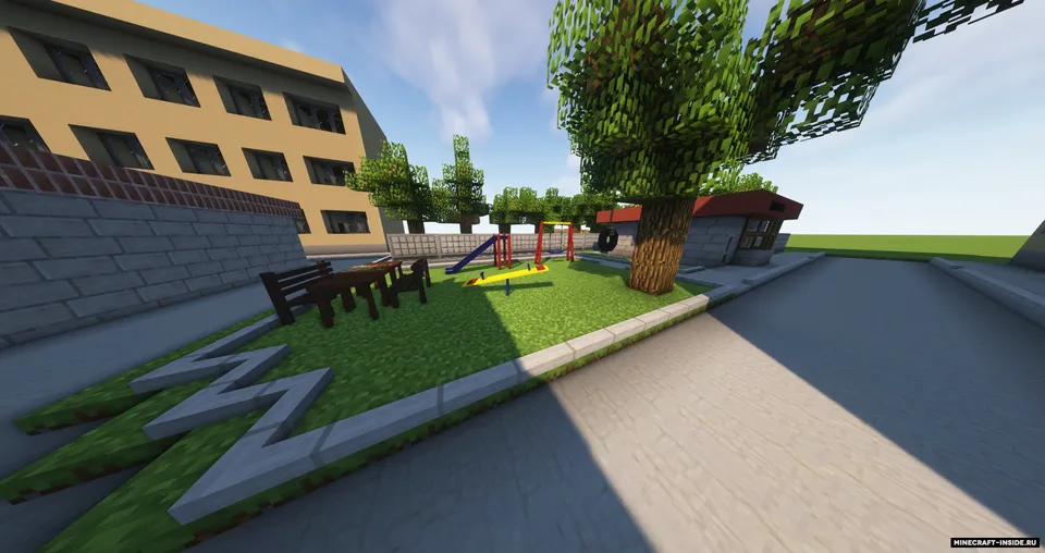 Postsovet hovlisi — Minecraft xarita, rasm 6