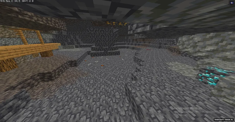 Darkness in the mine — Minecraft xarita, rasm 2