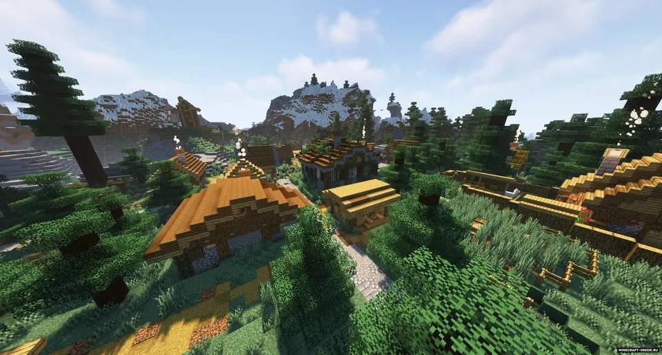 "Wildwood" qishlog'i — Minecraft xarita, rasm 2
