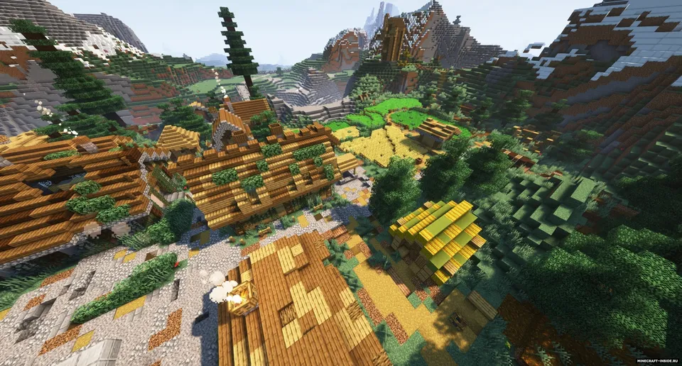 "Wildwood" qishlog'i — Minecraft xarita, rasm 3