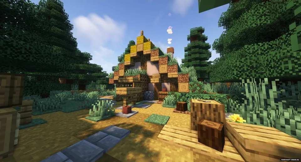 "Wildwood" qishlog'i — Minecraft xarita, rasm 4