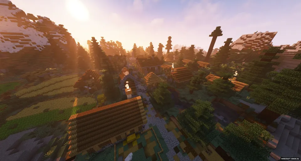 "Wildwood" qishlog'i — Minecraft xarita, rasm 5