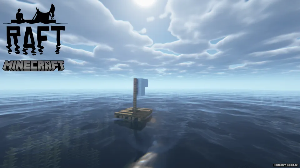 Raft - Sol ustida omon qolish — Minecraft xarita, rasm 2