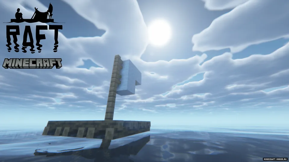 Raft - Sol ustida omon qolish — Minecraft xarita, rasm 4
