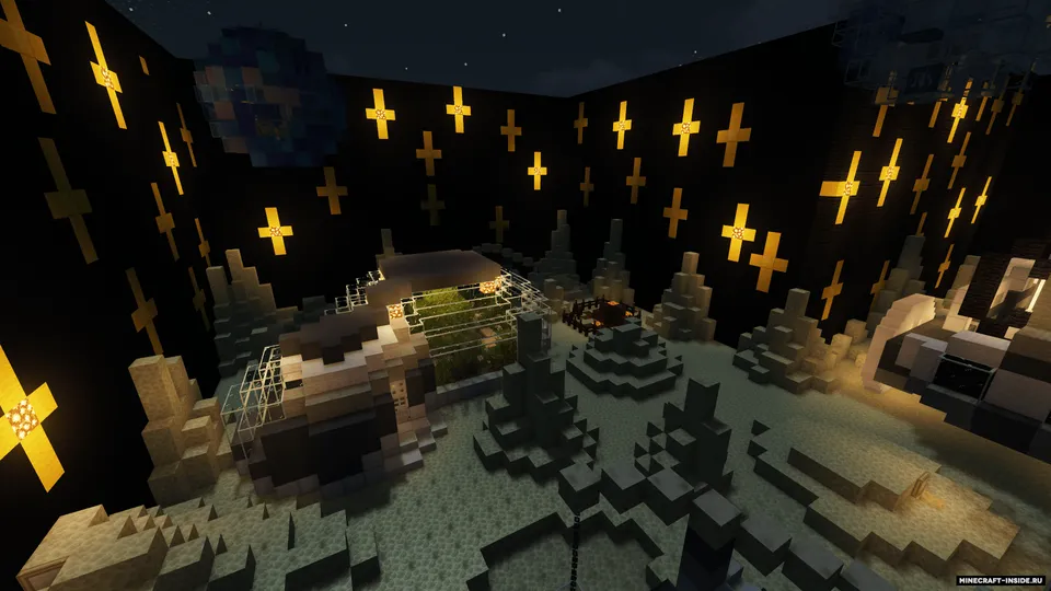 Kosmik bazada yashirinmachoq — Minecraft xarita, rasm 8