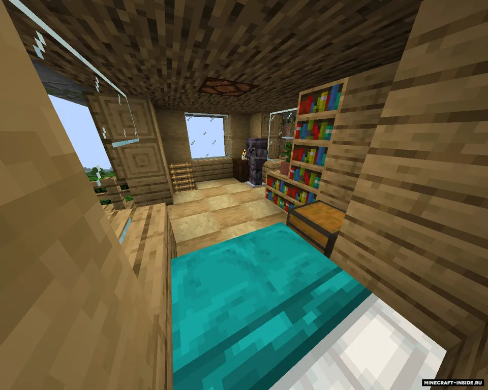 Tog'dagi uy — Minecraft xarita, rasm 3