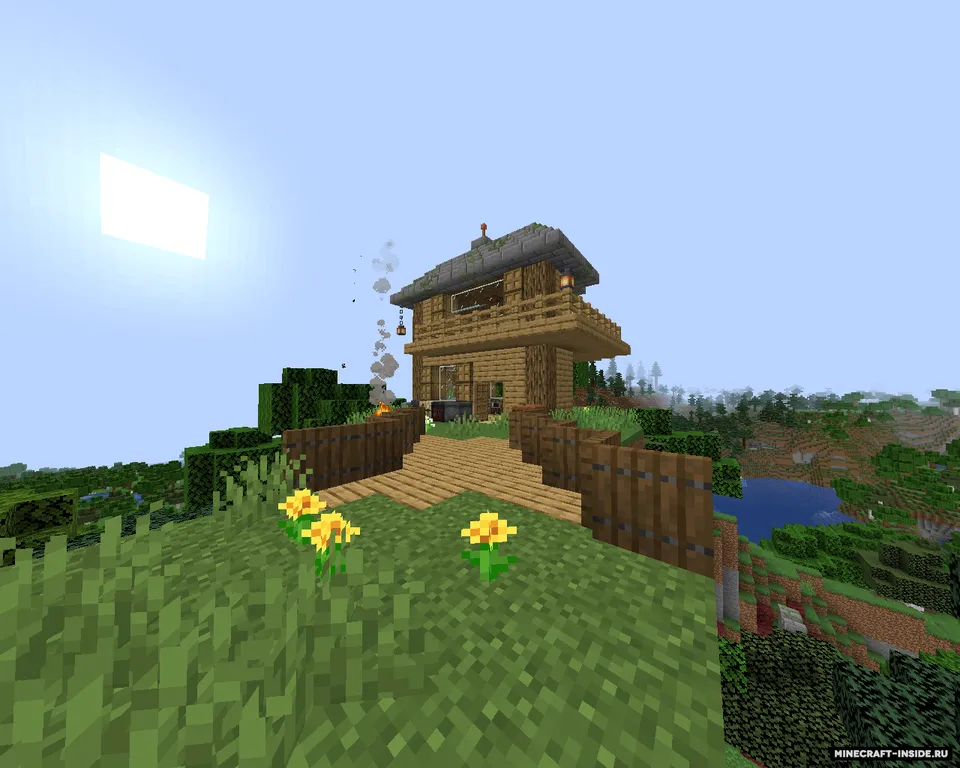 Tog'dagi uy — Minecraft xarita, rasm 5