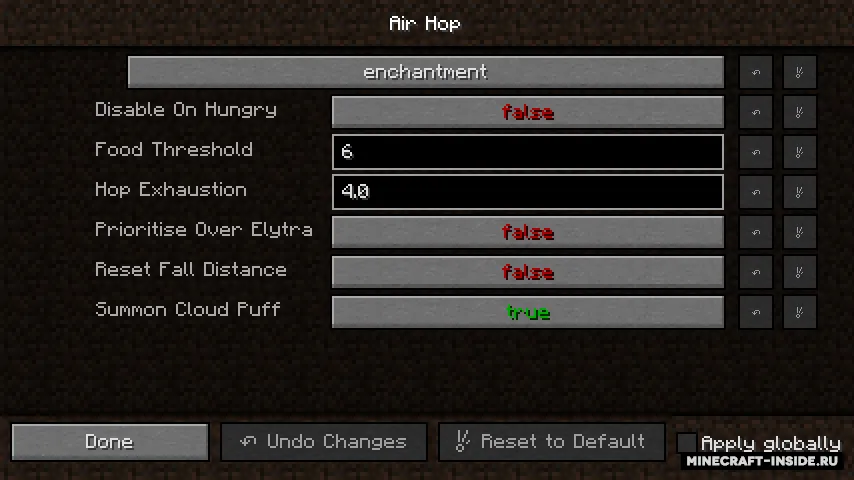 Air Hop — Minecraft mod, rasm 3