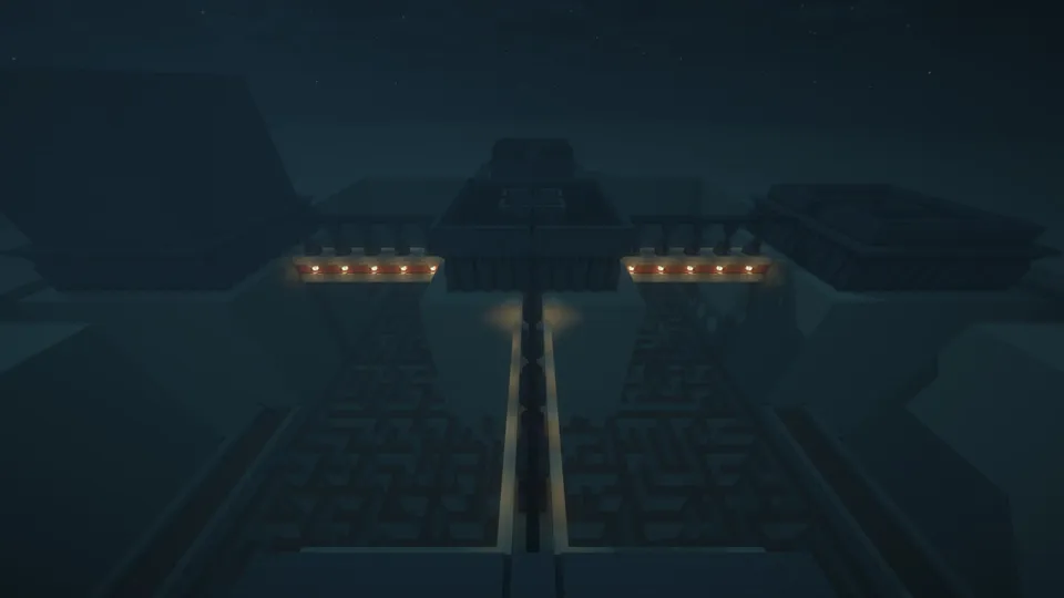 Four bridges without end — Minecraft xarita, rasm 2