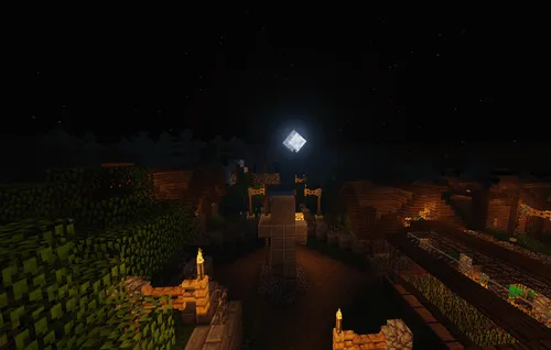 Qishloqning daryo bo'yi remeyki — Minecraft xarita, rasm 1