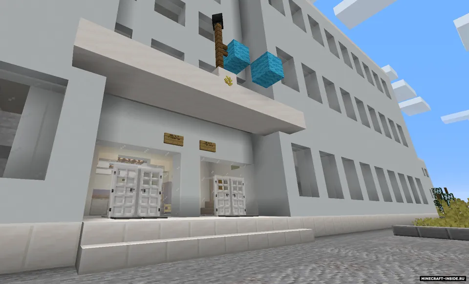 17-maktab - Temirtau — Minecraft xarita, rasm 2