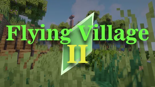 Flying Village 2 — Minecraft xarita, rasm 1
