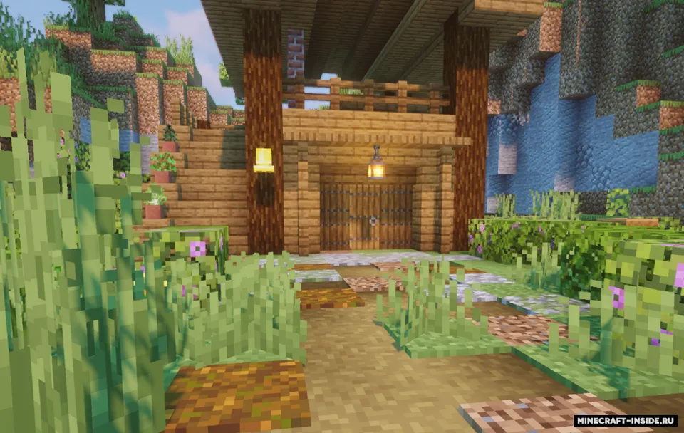 Flying Village 2 — Minecraft xarita, rasm 2