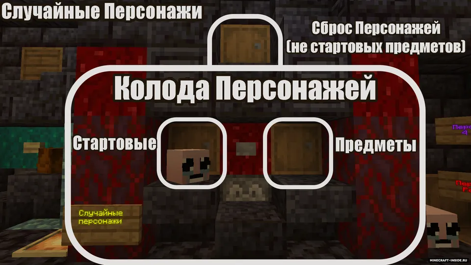 TBOI: Four Souls +Requiem RUS — Minecraft xarita, rasm 2