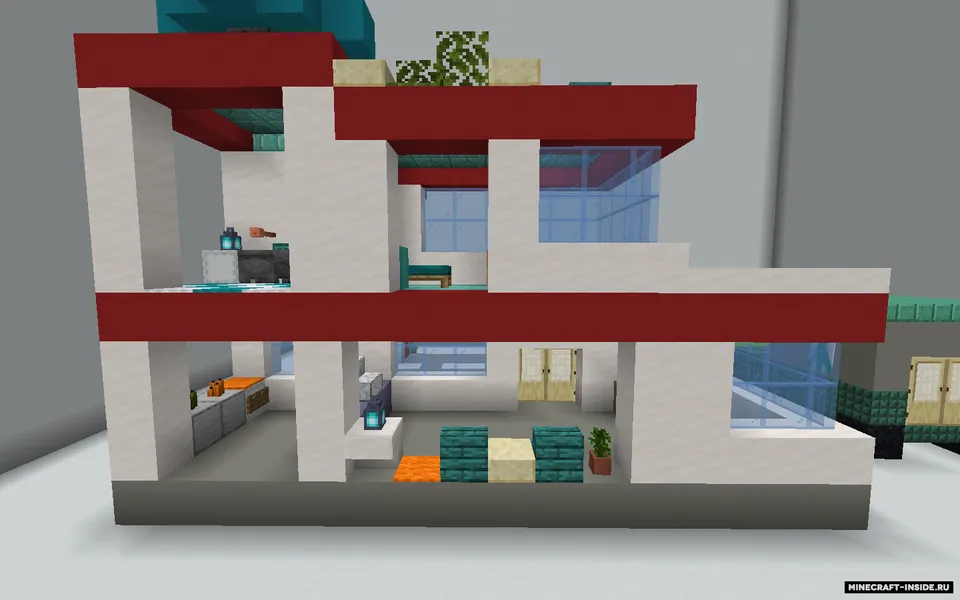 Lego City Hospital — Minecraft xarita, rasm 2