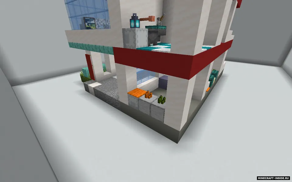 Lego City Hospital — Minecraft xarita, rasm 6