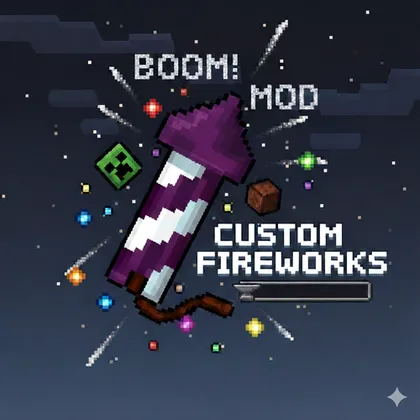 Custom Firework — Minecraft mod, rasm 1