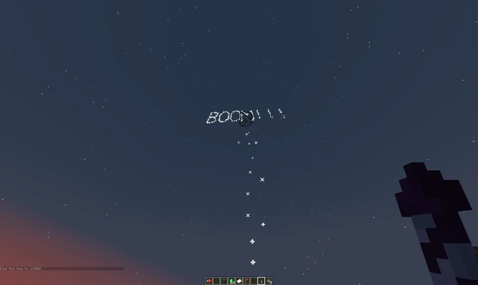 Custom Firework — Minecraft mod, rasm 3