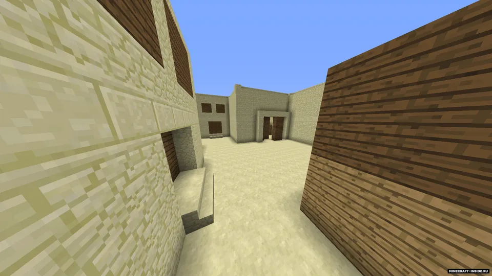 CSJE: de_dust2 — Minecraft xarita, rasm 4