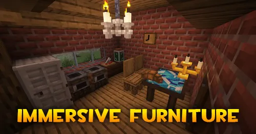 Immersive Furniture — Minecraft mod, rasm 1