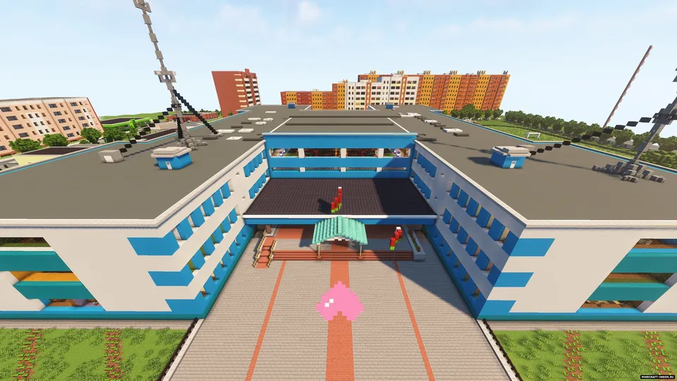 2-gimnaziya | 12-maktab — Minecraft xarita, rasm 4