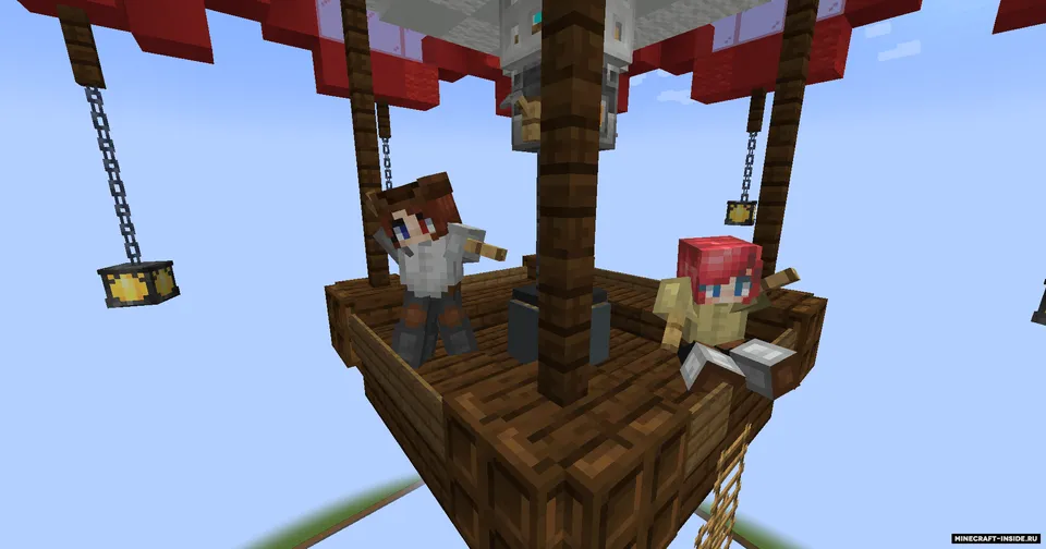 Flying house — Minecraft xarita, rasm 2