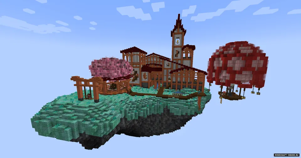 Flying house — Minecraft xarita, rasm 3