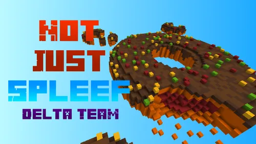 Not Just Spleef - Yangi telba spleef — Minecraft xarita, rasm 1