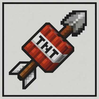 Explosive Arrow (TNT Arrow) — Minecraft mod, rasm 1