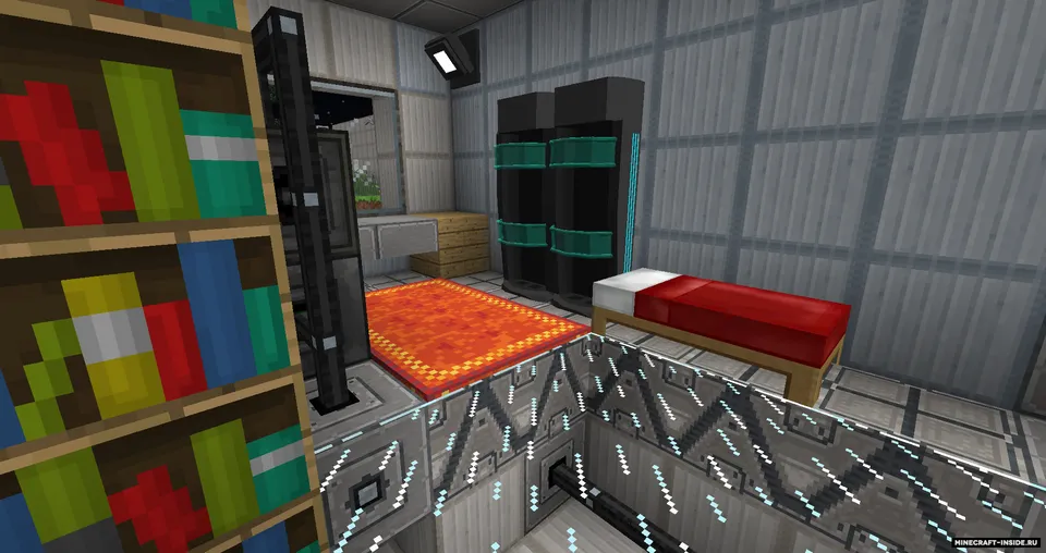 Kosmonavtlar bazasi - kosmodrom — Minecraft xarita, rasm 4