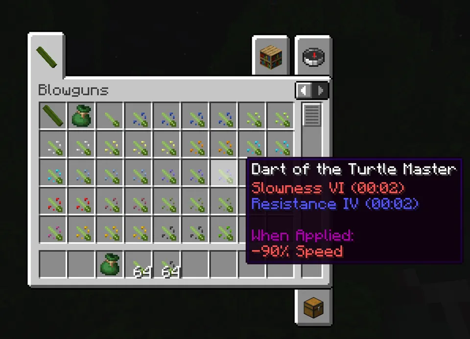 Blowguns — Minecraft mod, rasm 2