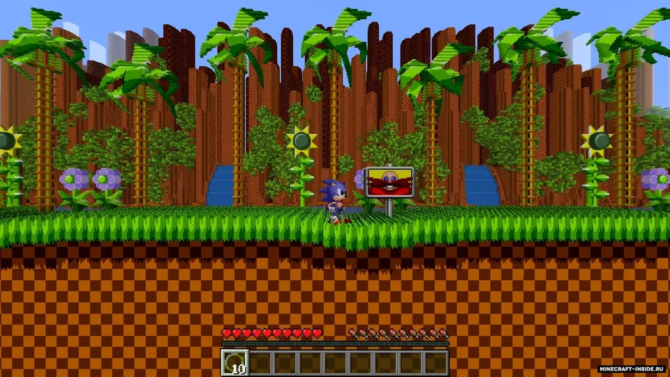 Sonic: Green Hill Zone — Minecraft xarita, rasm 2