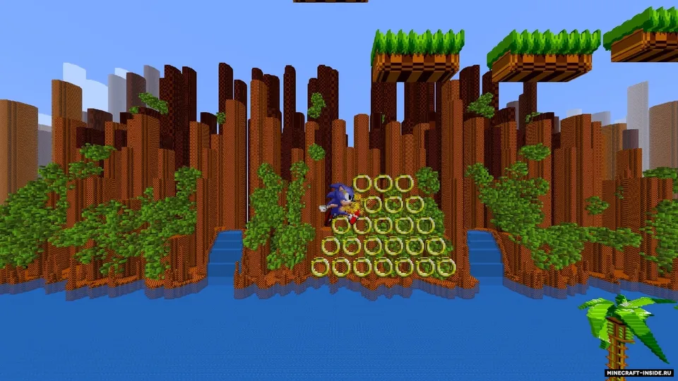 Sonic: Green Hill Zone — Minecraft xarita, rasm 3