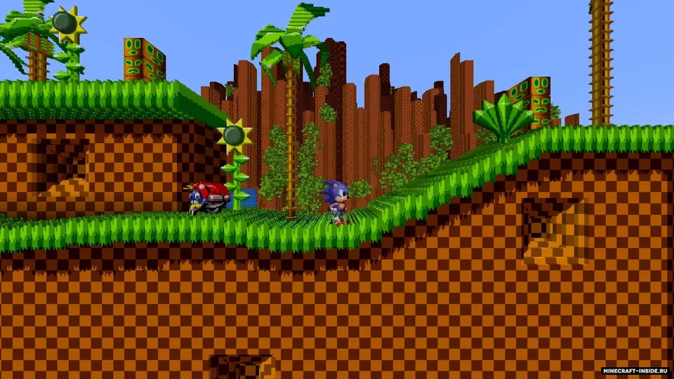 Sonic: Green Hill Zone — Minecraft xarita, rasm 5