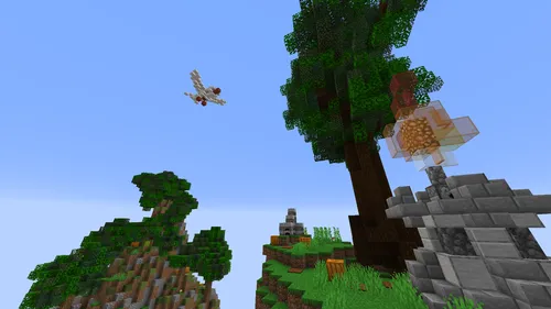 FlyWorld spavni — Minecraft xarita, rasm 1