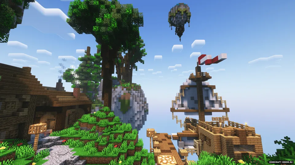 FlyWorld spavni — Minecraft xarita, rasm 2