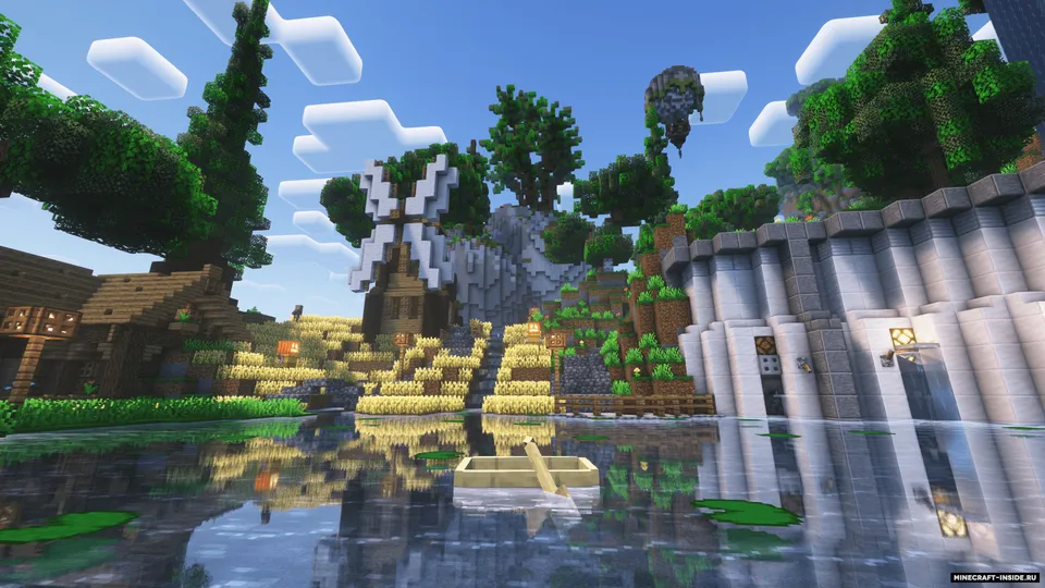 FlyWorld spavni — Minecraft xarita, rasm 4