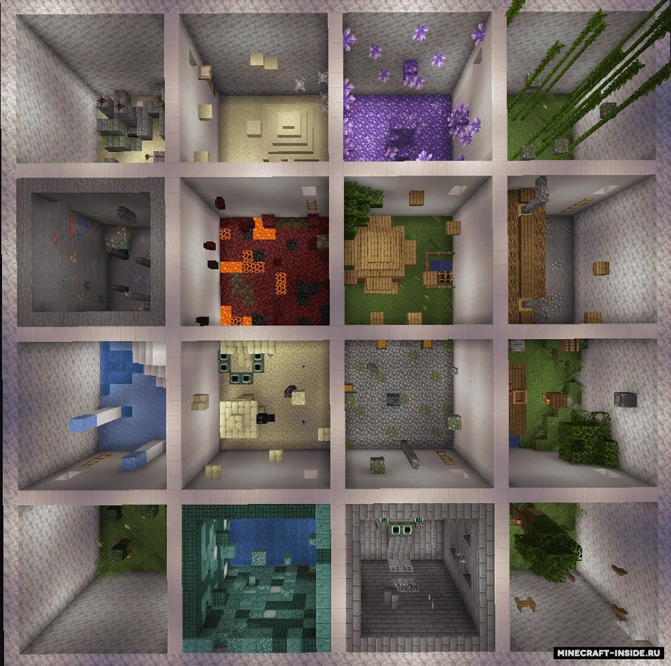 16 ta parkur darajasi — Minecraft xarita, rasm 2