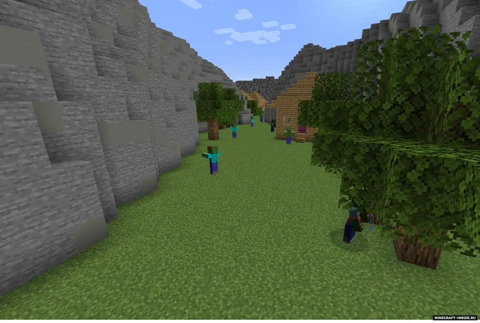 Zombichalar — Minecraft xarita, rasm 2