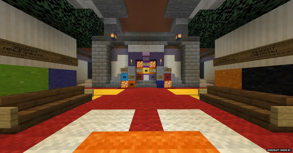 Rangdor berkinmachoq — Minecraft xarita, rasm 2