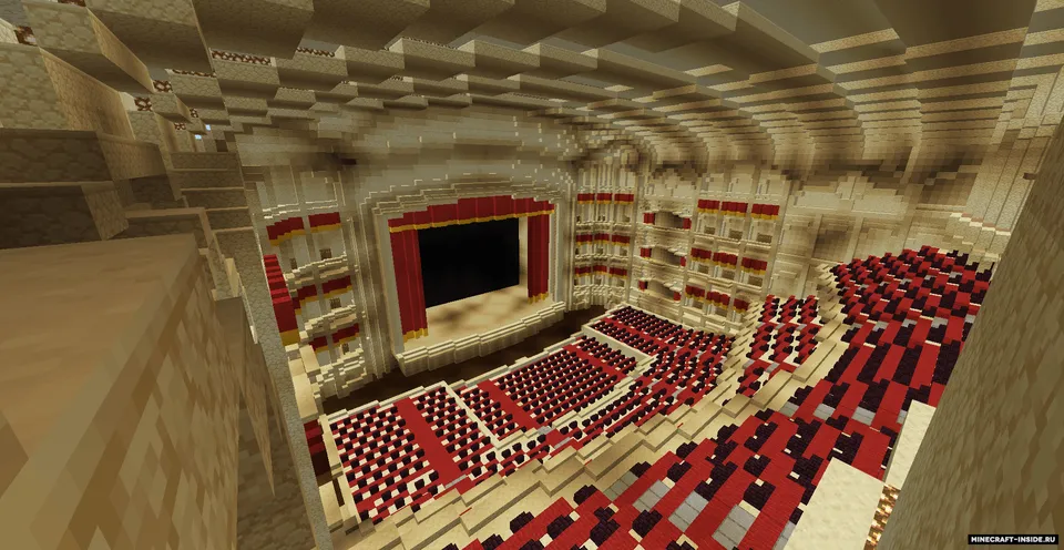 Katta teatr — Minecraft xarita, rasm 5