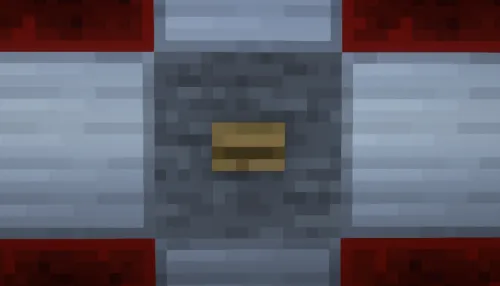 Find the button and run — Minecraft xarita, rasm 1