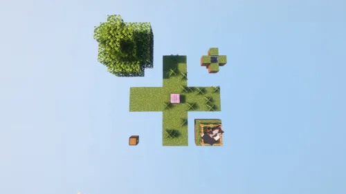 Sky Block Plus — Minecraft xarita, rasm 1