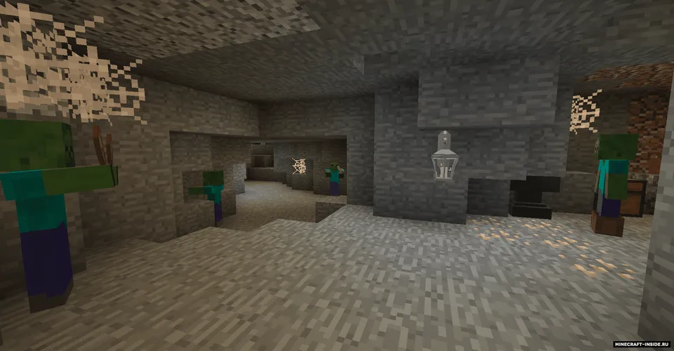 Zombi maynkraft — Minecraft xarita, rasm 3