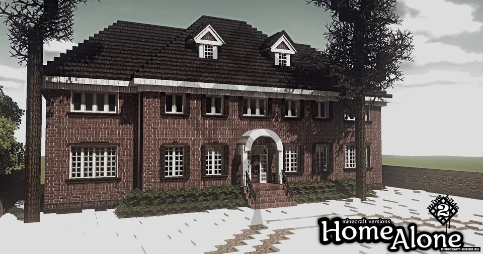 "Uyda yolg'iz" filimidagi uy (Home Alone) — Minecraft xarita, rasm 2