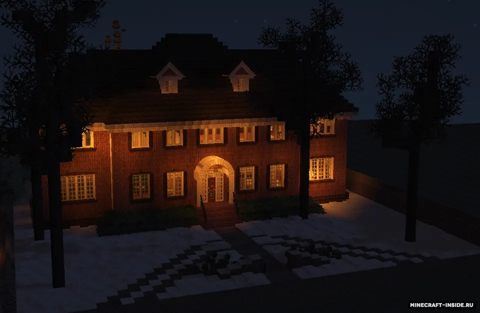 "Uyda yolg'iz" filimidagi uy (Home Alone) — Minecraft xarita, rasm 5
