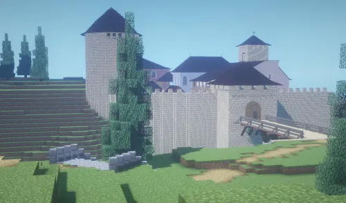 Xotin qalʼasi — Minecraft xarita, rasm 1