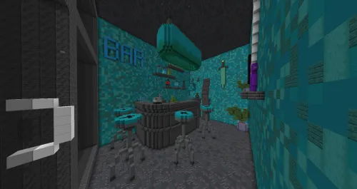 LagunaBar - Ustunlar mini-game — Minecraft xarita, rasm 1