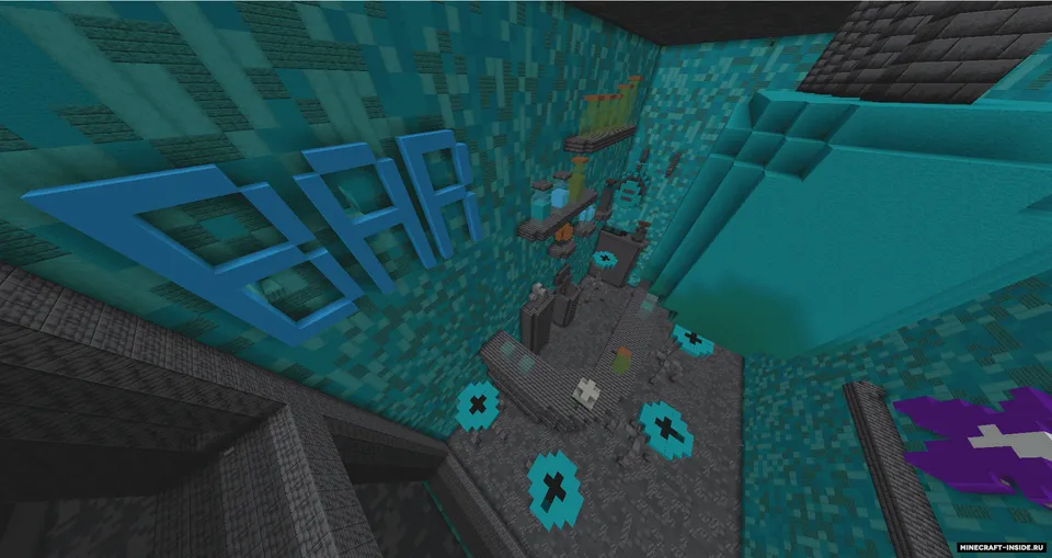LagunaBar - Ustunlar mini-game — Minecraft xarita, rasm 2
